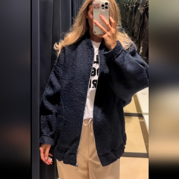 Zara * oversized bomber jacket - Picture 6 of 16